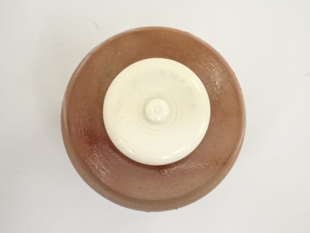 備前肩衝 茶入 木村陶峰 茶道具 Antique Sam's Collection備前茶入 木村陶峰作 肩衝茶入